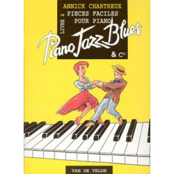 Annick Chartreux - Piano Jazz Blues 4 - Piano - Recueil