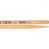 Vic Firth 5ATN - Paire de baguettes batterie American Hickory Terra 5A olive Nylon