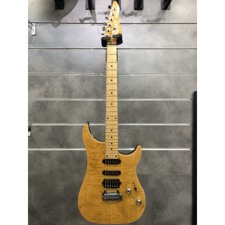 OCCASION - Guitare electrique Vigier Excalibur Ultra Blues HSS 2011 Natural Maple