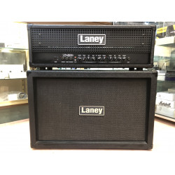 Ampli guitare Stack Laney Tete LX-120RH et Baffle IRT212 avec cable HP et footswitch 2 boutons