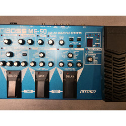 Pédalier Multi-effets pour Guitare électrique BOSS ME-50 avec alimentation