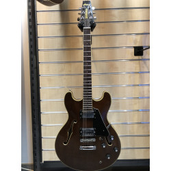 Guitare électrique semi hollow Aria Pro II TA-40 Walnut type ES335