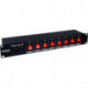 Algam Lighting DISPATCH-8 - Dispatch Schuko 8 canaux 8 interrupteurs rackable