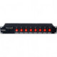 Algam Lighting DISPATCH-8 - Dispatch Schuko 8 canaux 8 interrupteurs rackable