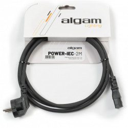 Algam Lighting POWER-IEC-2M - Câble d'alimentation IEC 1mm² 2m