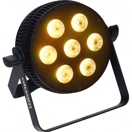 Algam Lighting SLIMPAR-710-HEX - Projecteur LEDs 7x10W 6-en-1 RGBWAU slim