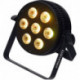 Algam Lighting SLIMPAR-710-HEX - Projecteur LEDs 7x10W 6-en-1 RGBWAU slim