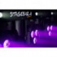 Algam Lighting STAGEBAR-II - Projecteurs 4x PARs LEDs 3x9W RGB et Stroboscope 4x1W sur pied et pédalier