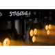 Algam Lighting STAGEBAR-II - Projecteurs 4x PARs LEDs 3x9W RGB et Stroboscope 4x1W sur pied et pédalier