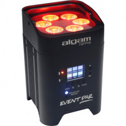 Algam Lighting EVENTPAR - PAR LEDs sur batterie 6x12W RGBWAUV IR et DMX sans-fil