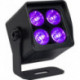 Algam Lighting EVENTPAR44-QUAD-IP - PAR LEDs sur batterie 4x4W RGBWW IR et DMX sans fil IP65