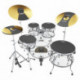 Evans SOSETSTD - Jeu complet de Sourdines SoundOff fûts et cymbales pour Batterie Standard 22"