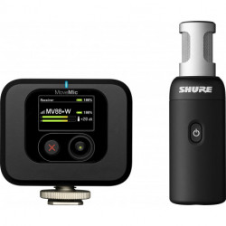 Shure MV88+W-KIT-Z6 - Micro MoveMic stéréo sans fil avec récepteur caméra