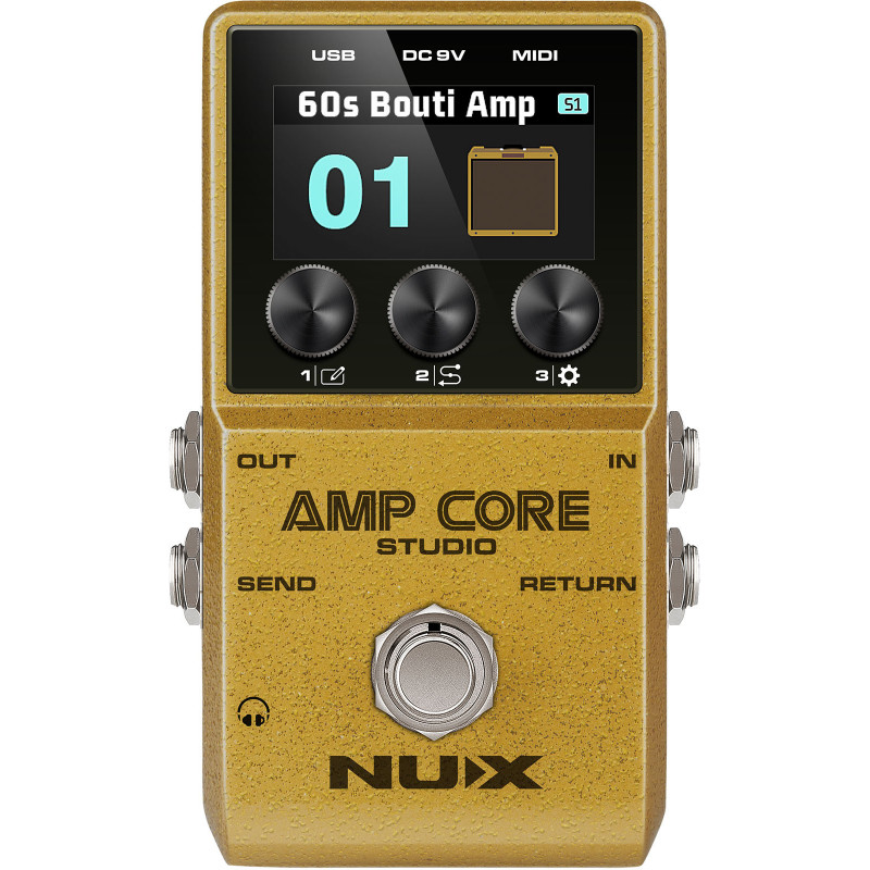 Nux AMPCORE-STUDIO - Pédale Simulateur d'ampli et d'IR